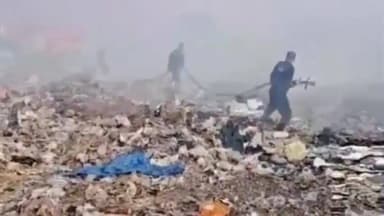 बाजपुर: डंपिंग यार्ड में आग से फैला जहरीला धुआं, जांच की मांग की गई