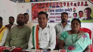 कोंडागांव: कोंडागांव में नीट पेपर लीक मामले को लेकर कांग्रेस की प्रेसवार्ता, पूर्व मंत्री मोहन मरकाम ने केंद्र सरकार पर साधा निशाना