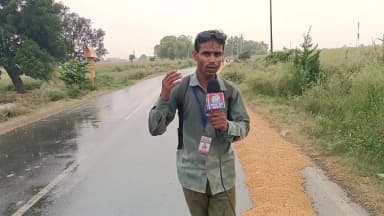 कुदरत का कहर देखने को मिला किसानो को सिंचाई करते समय लाइट ना मिले मक्का सुखाते समय बरसा पानी