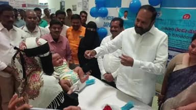 పెద్దపల్లి: ప్రభుత్వాసుపత్రి మాతా శిశు కేంద్రంలో పల్స్ పోలియో ప్రారంభించిన పెద్దపల్లి ఎమ్మెల్యే చింతకుంట విజయ రమణారావు