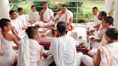 विविश्व शांति के लिए किया गया रुद्र महायज्ञ