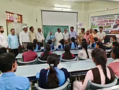 #kusmi #Sidhi शासकीय मॉडल उच्चतर माध्यमिक विद्यालय कुसमी में 🎇उजियार कार्यक्रम🎇 अंतर्गत माननीय विधायक कुंवर सिंह टेकाम जी ने 🏆निः शुल्क जनजातीय गौरव कोचिंग सेंटर 🏆का शुभारंभ किया, जिसमें सभी इच्छुक कक्षा 12वीं मे अध्ययनरत, उत्तीर्णप्रा