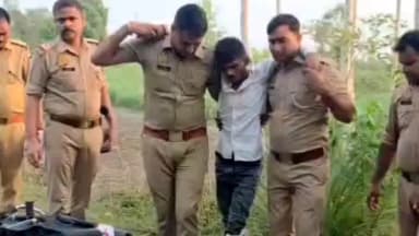 बिसवां: थाना सकरन पुलिस और एसओजी की संयुक्त टीम ने ₹25 हजार के इनामी बदमाश को मुठभेड़ में किया गिरफ्तार, पैर में लगी गोली