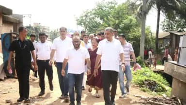 শিলচর: গুয়াহাটি গান্ধীবস্তী এলাকায় জলনিকাশি ব্যবস্থা খতিয়ে দেখলেন মন্ত্রী