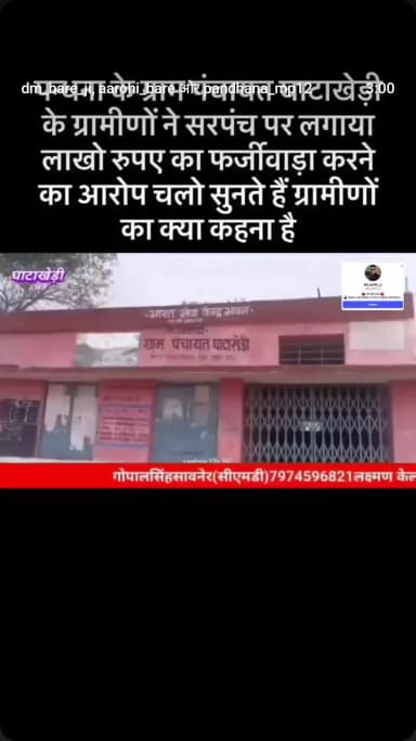 gram Ghatakhedi tahsil pandhana jila khadva me farjivada