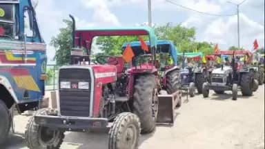 सिलवानी: किसानों ने ट्रैक्टर रैली निकालकर तहसील कार्यालय पहुंचकर सौंपा ज्ञापन समस्याओं के समाधान की मांग