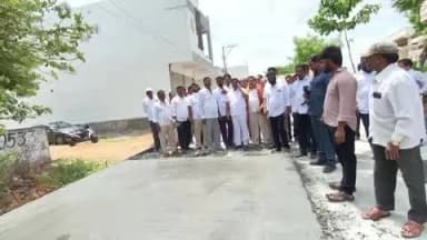 దేవరకొండ: 80 లక్షల తో నిర్మిస్తున్న సిసి రోడ్డు పనులకు శంకుస్థాపన చేసిన ఎమ్మెల్యే బాలు నాయక్