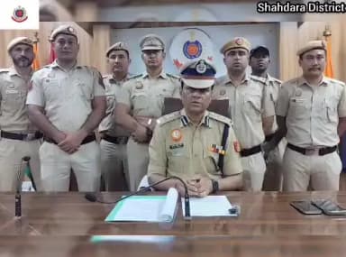 शाहदरा: जेल से छूटते ही दें रहा था आपराधिक वारदातों को अंजाम,शाहदरा जिला पुलिस नें दबोचा :- DCP RP Meena