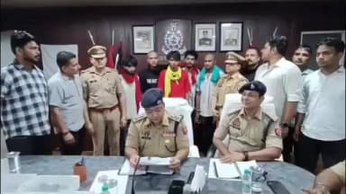 शामली: हरियाणा और यूपी के 5 पेट्रोल पंप पर डकैती डालने वाले 5 बदमाशों को शामली पुलिस ने किया गिरफ्तार
