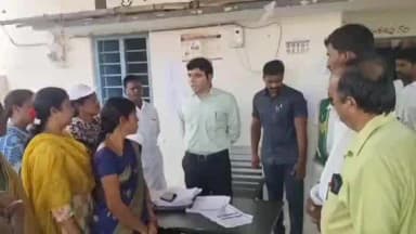 ఖానాపూర్: పెంబి మండలంలో పర్యటించి ప్రభుత్వ ఆసుపత్రి, ఉన్నత పాఠశాల, గ్రామపంచాయతీ కార్యాలయం తనిఖీ చేసిన కలెక్టర్ భవేష్ మిశ్రా
