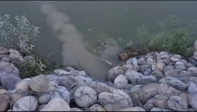 पलिया: पलिया क्षेत्र में बाढ़ का खतरा फिर बढ़ा, रेलवे लाइन के नीचे से हो रहे रिसाव से किसानों में दहशत