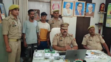 कुरावली: बिछवा पुलिस ने दो चोरों को किया गिरफ्तार, बरामद हुए सोने-चांदी के जेवर, नकदी और फोन, तीन साथी फरार