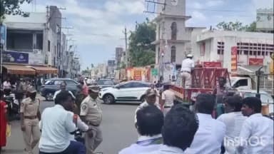 బాపట్ల: బాపట్లలో పోలీసులు, వైసీపీ నేతలకు వాగ్వాదం.. రాజశేఖర్ రెడ్డి జయంతి వేడుకలకు వెళుతుంటే అడ్డుకుంటున్నారని ఆరోపణ