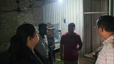 पालघर: बिडको औद्योगिक वसाहत परिसरात झालेल्या नुकसानीची जिल्हाधिकारी डॉ. इंदूराणी जाखड यांनी केली पाहणी
