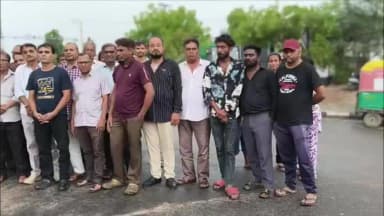 ગાંધીનગર: ભાટ પાસે કટ બંધ કરવામાં આવતા ગ્રામજનોનો વિરોધ