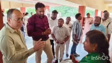 బాపట్ల: బాపట్లలో ప్రభుత్వ పాఠశాలలు, అంగన్వాడీ కేంద్రాలు, హాస్టల్ లను తనిఖీ చేసిన ఫుడ్ కమిషన్ సభ్యులు జక్కంపూడి కిరణ్