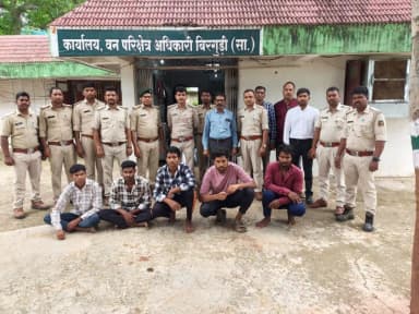 नगरी: बिरगुड़ी में धामन सांप और गोय का शिकार करने वाले 5 आरोपी गिरफ्तार