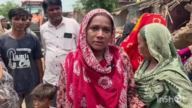 મોડાસા: કોલેજ છાપરા વિસ્તારમાં ડિમોલેશનની કામગીરી દરમિયાન તંત્ર સામે રહીશોમાં રોષ