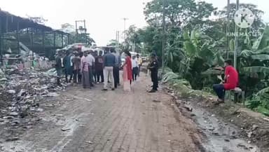 পশ্চিম যোৰহাট: গড়মূৰ ডাম্পিং গ্ৰাউণ্ডত উদ্ধাৰ মানুহৰ লাওখোলা