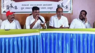 ಬಳ್ಳಾರಿ: ಬೆಂಗಳೂರಿನಲ್ಲಿ ಜುಲೈ 11 ರಂದು ಸರ್ಕಾರಿ ನೌಕರರ ಅಭಿನಂದನಾ ಸಮಾರಂಭ ಹಾಗೂ ಹಕ್ಕೊತ್ತಾಯ ಕಾರ್ಯಕ್ರಮ; ನಗರದಲ್ಲಿ ನೆಲ್ಕುದ್ರಿ ಸದಾನಂದ