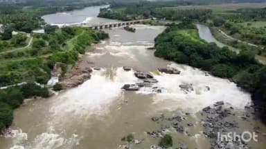 ಕೃಷ್ಣರಾಜನಗರ: ಕಣ್ಮನ ಸೂರೆಗೊಂಡ ಧನುಷ್ಕೋಟಿ ಜಲಪಾತ ವೈಭವ