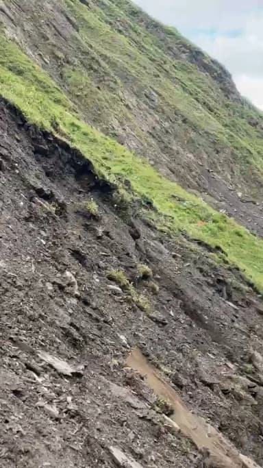 Live #Landslide_Scene During Shri #Amarnath_Yatra_2026 | Real Mountain Rockfall | #Jammu&_Kashmir