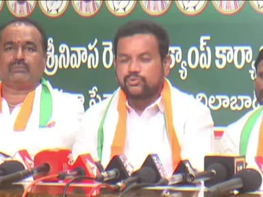 అదిలాబాద్ అర్బన్: MLA శంకర్ భూకబ్జాపై ఆయన వ్యాఖ్యలను ఖండించిన కాంగ్రెస్ లీగల్ సెల్ చైర్మన్ ప్రజాభవన్ ను కూల్చుతామన్న వ్యాఖ్యలపై మండిపాటు