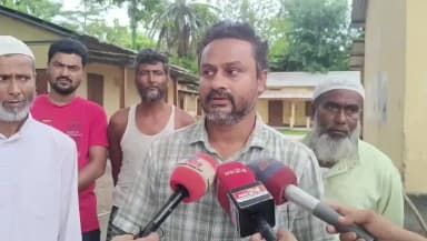 নগাঁও: ২নং গায়ন গাঁও মুক্তাব স্কুলত দেৱাল নিৰ্মাণৰ নামত ব্যাপক অনিয়মৰ অভিযোগ