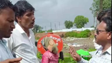 उमरेठ: उमरेठ में बिना गिट्टी के उपयोग के खडे कर दिए मोक्षधाम की बाउंड्रीवाल के कालम,भाजपा ने की शिकायत, टूटेंगे कालम