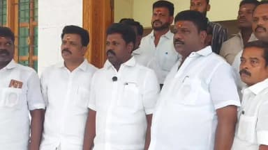 புதுக்கோட்டை: மாநகராட்சி அலுவலகத்தில் எம்ஜிஆர் மற்றும் ஜெயலலிதா புகைப்படத்தை வைத்தது குறித்தான செய்தியாளர்களை சந்தித்தார் ADMK மாமன்ற உறுப்பினர் KRG பாண்டி