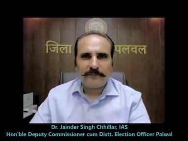 विशेष गहन पुनरीक्षण (एसआईआर-2026) में जनसहभागिता सुनिश्चित करें जिला के मतदाता: उपायुक्त एवं जिला निर्वाचन अधिकारी डा. जयेंद्र सिंह छिल्लर
-बीएलओ घर-घर जाकर एकत्रित कर रहे हैं प्रपत्र, सभी पात्र मतदाता समय पर भरकर रखें अपने फॉर्म
#SIR2026