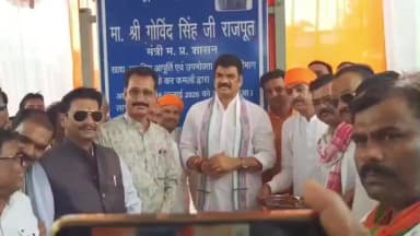 जैसीनगर: जैसीनगर-मसुरहाई सड़क का भूमिपूजन:मंत्री गोविंद सिंह राजपूत बोले-सोशल मीडिया पर भ्रम फैलाने वालों को विकास का आईना दिखाएं