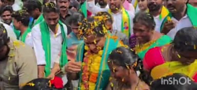 అశ్వారావుపేట: అశ్వారావుపేట నియోజకవర్గంలోని పర్యటించిన కవిత