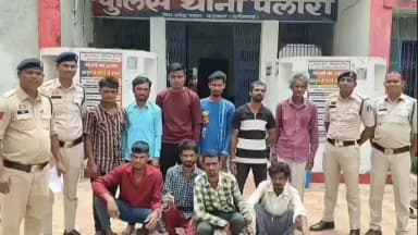 पलारी: पलारी पुलिस ने चौतरफा दबिश देकर एक ही दिन में 10 स्थाई व गिरफ्तारी वारंट तामिल किए, अपराधियों में हड़कंप