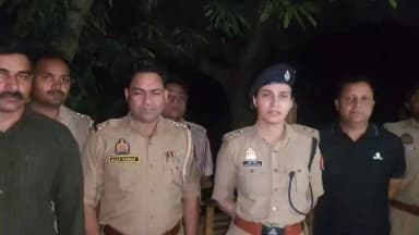 थाना गोविन्दनगर पुलिस एवं स्वाट टीम मथुरा की संयुक्त कार्यवाही द्वारा हत्या के प्रयास के अभियोग में वांछित 01 अभियुक्त को दौराने पुलिस मुठभेड किया गया गिरफ्तार । अभियुक्त के कब्जे से 01 तमंचा .315 बोर , 02 जिंदा कारतूस .315 बोर व 02 खोखा कारतूस .315 बोर व 01 मोटरसाईकिल बरामदगी के सम्बन्ध में #COCITY_MTA द्वारा दी गई बाइट ।
@Uppolice
@adgzoneagra
@digrangeagra