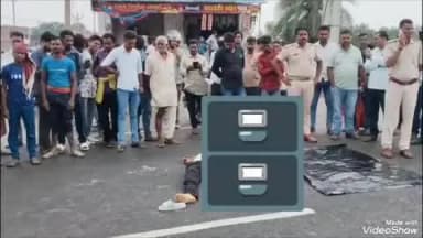 देवीपुर: टैंकर की चपेट में आने से युवक की हुई मौत
