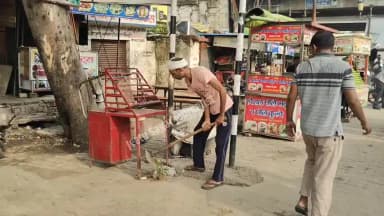 धनौरा: गजरौला चौपला चौकी के पास शिव मंदिर के बाहर मिले मांस के टुकड़े, पुलिस जांच में जुटी