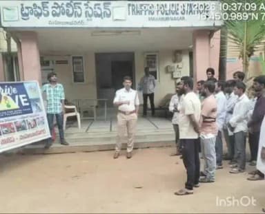 మహబూబ్ నగర్ అర్బన్: నెంబర్ ప్లేట్ లేని వాహనాలు నడిపితే కఠిన చర్యలు -ట్రాఫిక్ ఎసై రాజేందర్