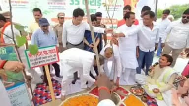 जौनपुर: कारंजा कला ब्लॉक में राज्य मंत्री स्वतंत्र प्रभार गिरीश चंद्र यादव ने वृक्ष मां के नाम किया वृक्षारोपण