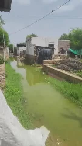 Pani ki nikaasi nahin hone ke Karan Gram Panchayat somla ke dhandawali gaon mein aam rasta mein Pani bhara hone Karan aa