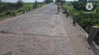 వైరా: అంజనాపురం నిమ్మ వాగు బ్రిడ్జిపై పశువుల లోడ్ తో వెళ్తున్న ట్రాలీ ఆటో వాగులో బోల్తా