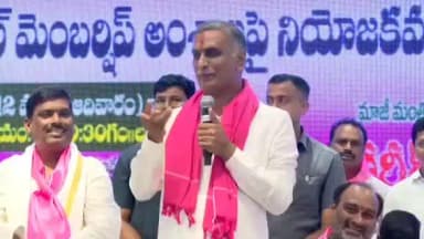 పటాన్చెరు: ఎన్నికలలో ఇచ్చిన హామీలను అమలు చేయాలి: పటాన్ చెరువులో మాజీ మంత్రి హరీష్ రావు