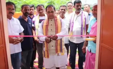 ଢେଙ୍କାନାଳ ସଦର: ସନ୍ଥପୁର ପଞ୍ଚାୟତରେ ସୁବିଧା କେନ୍ଦ୍ର ଲୋକାର୍ପଣ କଲେ ଯୋଗାଣ ମନ୍ତ୍ରୀ