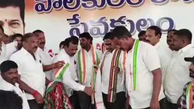 మహబూబ్ నగర్ అర్బన్: హన్వాడ, మహబూబ్నగర్ రూరల్ మండలాలకు చెందిన వివిధ పార్టీల నాయకులు కాంగ్రెస్ పార్టీలోకి పలువురి చేరిక