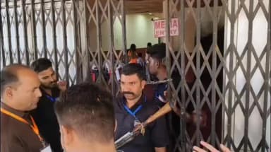 नीमच नगर: नीमच में आध्यात्मिक आयोजन में अव्यवस्था से श्रद्धालुओं में आक्रोश
