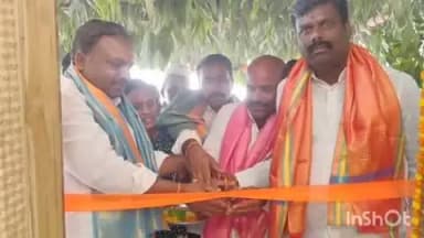 వికారాబాద్: వాల్యా నాయక్ తండాలో ఇందిరమ్మ ఇండ్లను ప్రారంభించిన మండల కాంగ్రెస్ అధ్యక్షులు శేఖర్