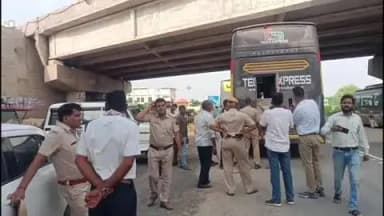 बस्सी: स्लीपर बसों की चेकिंग के दौरान जज के नेतृत्व में की गई कार्रवाई
