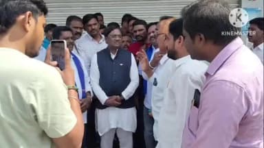 ఖమ్మం అర్బన్: ఖమ్మం లో మంత్రి వివేక్ ను మర్యాదపూర్వకంగా కలిసిన ఖమ్మం జిల్లా మాల మహానాడు నాయకులు