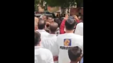 फरीदाबाद: फरीदाबाद में डंपिंग यार्ड के विरोध में उतरे ग्रामीण:केंद्रीय मंत्री से मिले, कृष्णपाल गुर्जर बोले- आबादी क्षेत्र में नही