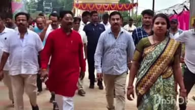 ତେଲକୋଇ: ହରିଚନ୍ଦନପୁର ଥାନା ପରିସରରେ ନିର୍ମିତ ଶ୍ରୀ ତ୍ରିନାଥ ଦେବାୟଃ ମନ୍ଦିରର ଦ୍ୱିତୀୟ ବାର୍ଷିକ ଉତ୍ସବ ମହାସମାରୋହରେ ଉପସ୍ଥିତ ରହିଲେ ସାଂସଦ